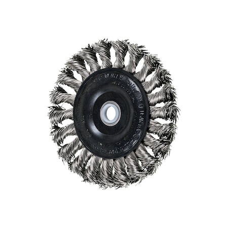 Pferd Standard Knot Wheel, .020SS, 1/2-3/8, 4 81808